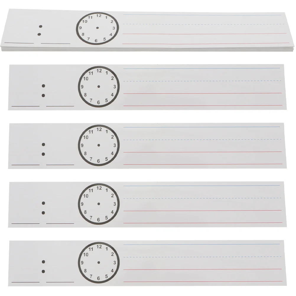 

2Sets Sentence Strips Learning Sentence Strips Paper Erasable Teaching Aids Classroom Office Students Supplies