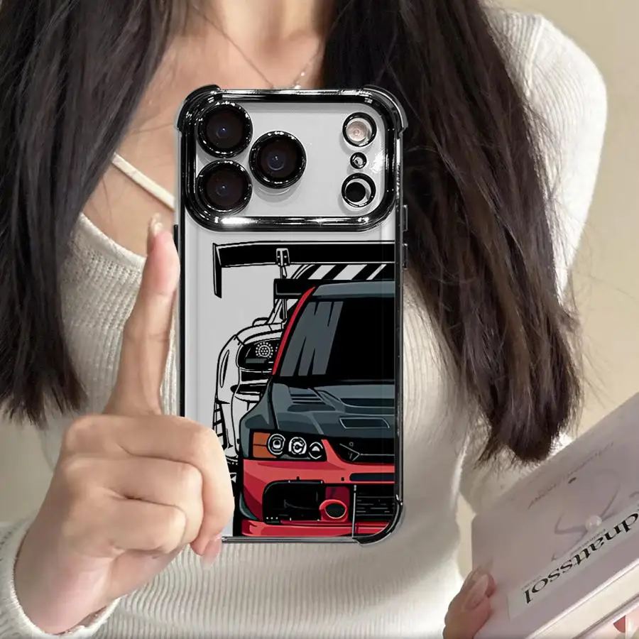 Case for Apple iPhone 17 Pro Max 16 13 XS XR Air 11 17e 12 Plus 14 15 Phone Cover Cool Car view 5