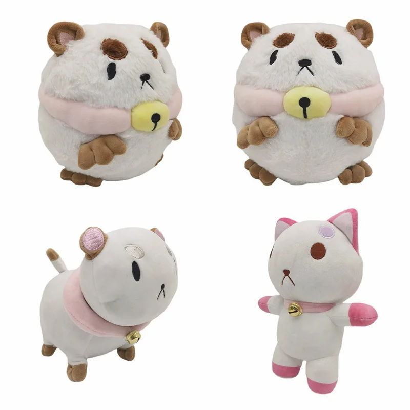 New Puppycat Plush Toys Cute Soft Stuffed Cartoon Character Dolls For Kid Birthday Christmas Gift Bell Cat