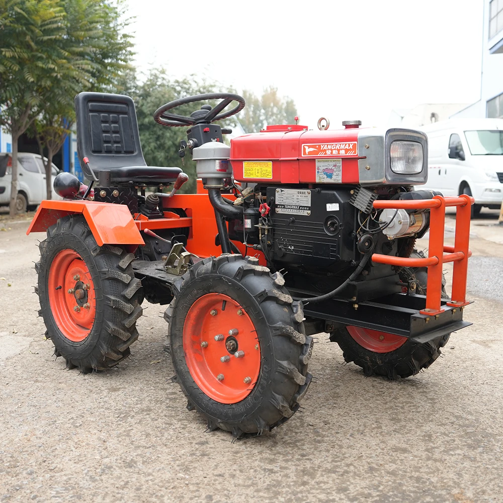 

Best Price Agriculture Wheels Tractors 18 HP Diesel Rotary Power Tractors Multifunctional Suspension Tractor Price Customized