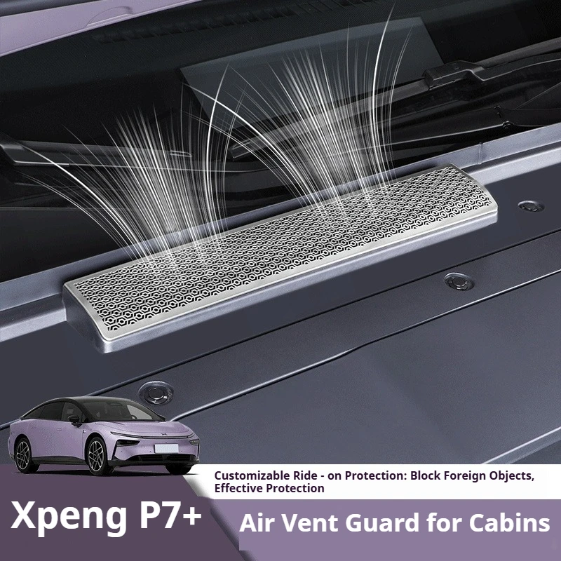 xpeng-p7-エンジンフード用防虫ネット-エアインレットダストカバー-改造acフィルター-防虫ネット保護カバー