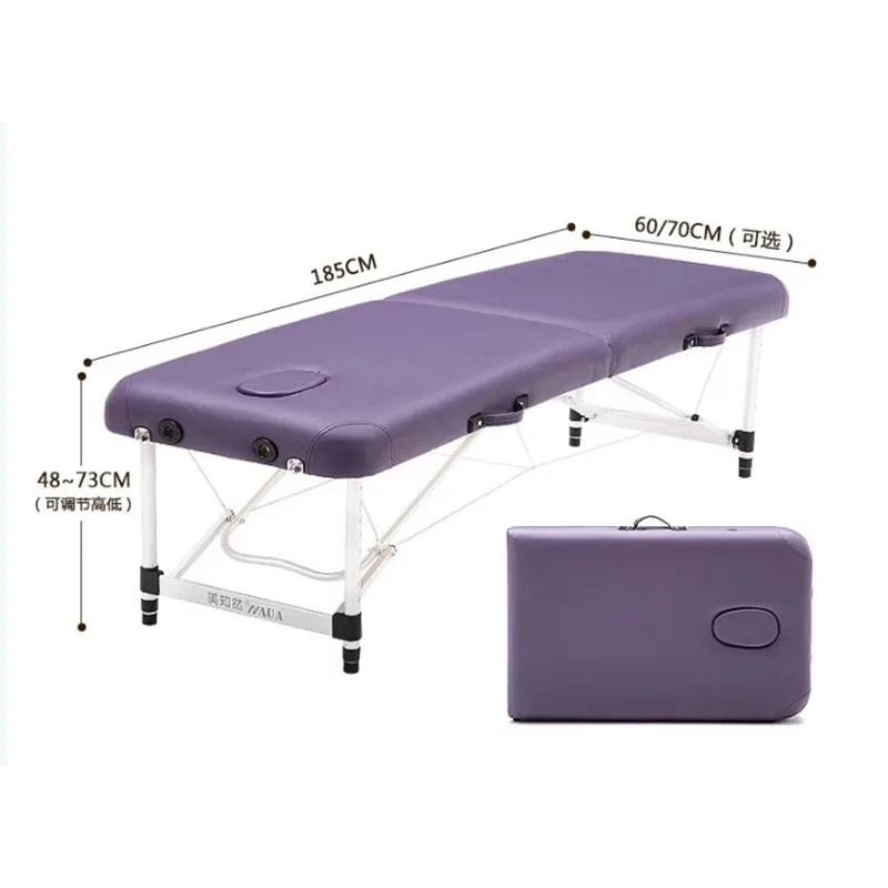 Mesa ensanchadora de masaje profesional portátil, salón de belleza, tatuaje, extensión de pestañas, sofá, mesas de pestañas, cama de pestañas portátil Maca