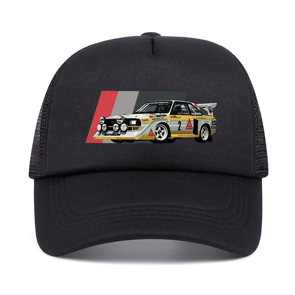 Sport S1 E2 Group B Rally Car Stig Blomqvist Mikkola And Walter Baseball Cap Men Women Adjustable mesh breathable Snapback Hat