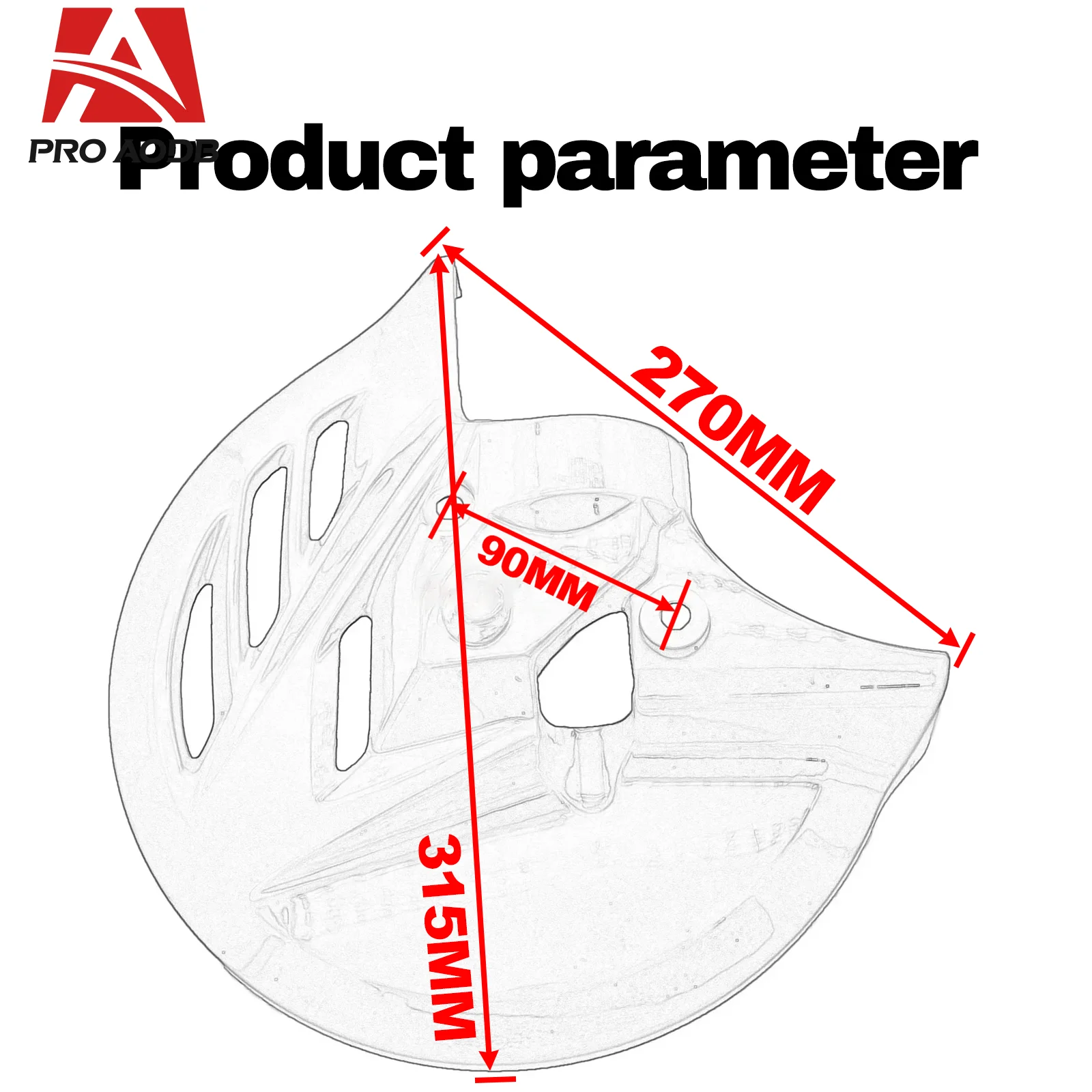 Motorcycle Front Brake Disc Protection Cover Protective Cover For Honda CRF 250R 450R 250X 450X 250RX 450RX 450L For Kayo T4 T6