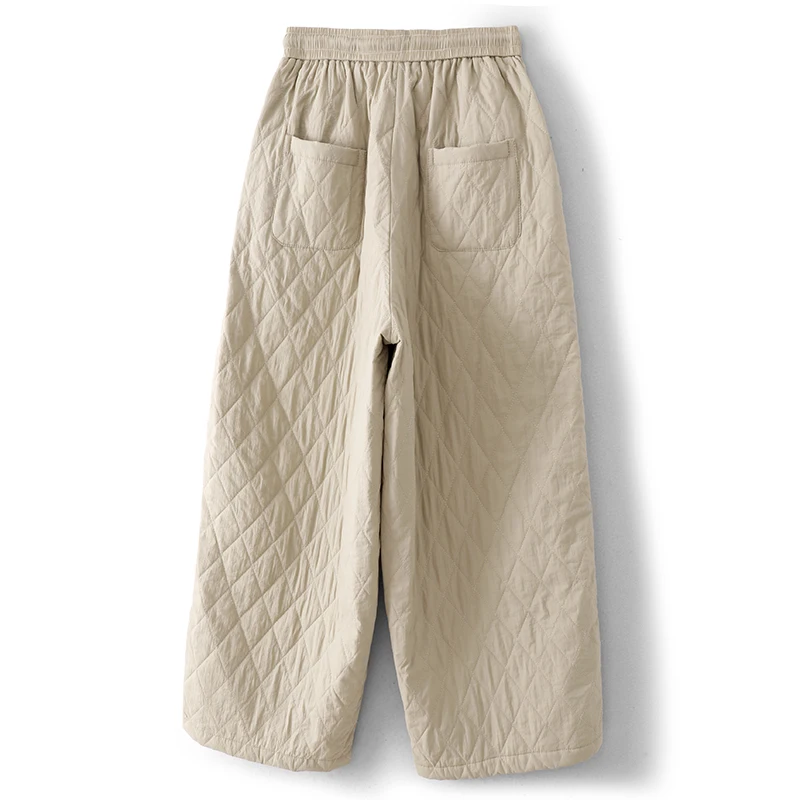 Frauen Baumwolle Hosen Breites Bein Neun Punkte Winter Neue Sle Ultra Nette Dünne Baumwolle Gerade Bein Hosen Oberbekleidung