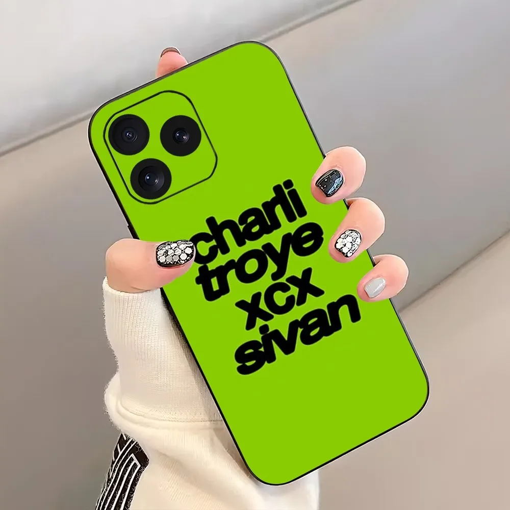 Singer Charli XCX BRAT Phone Case For iPhone 8 11 12 13 Pro 14 15 Mini X XR XS max Plus Shell