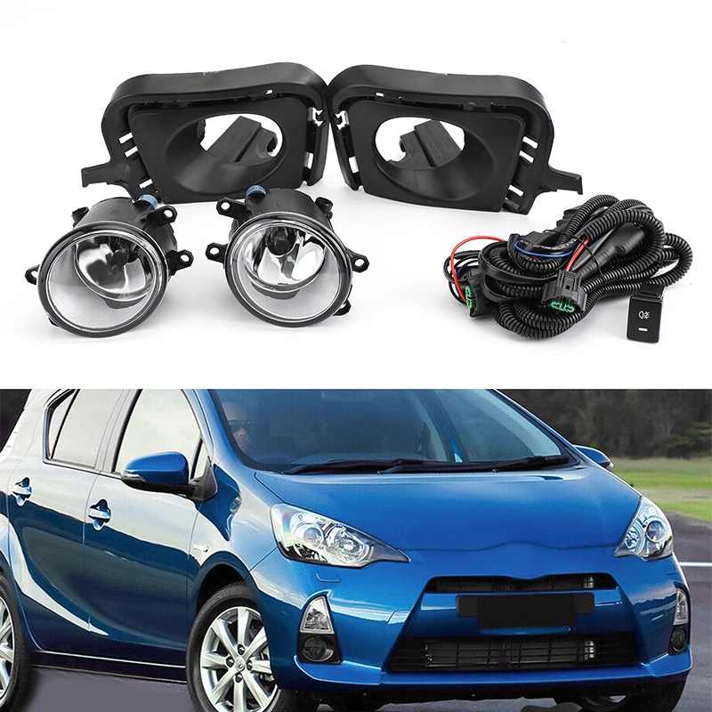 

For Toyota Prius C/aqua 2012 2013 2014 Car Accessories front fog lights Assembly front bumpet lamp