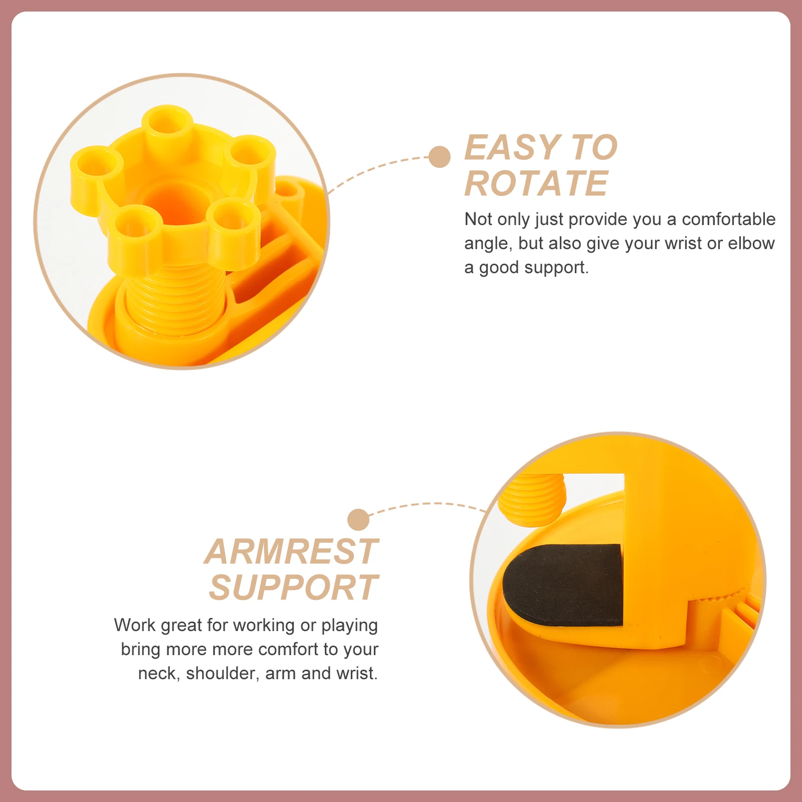 

Ergonomic Mouse Pad Wrist Rest Desk Elbow Support Armrest Pads High Strength Wear Resistant Material Gaming Office Keyboard