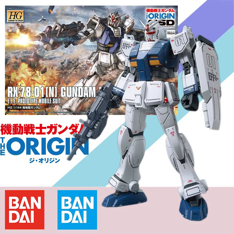 

Оригинальная фигурка Bandai 1/144 HG, Оригинальная фигурка аниме местного типа GUNDAM, Сборная модель, набор игрушек, подарок для детей