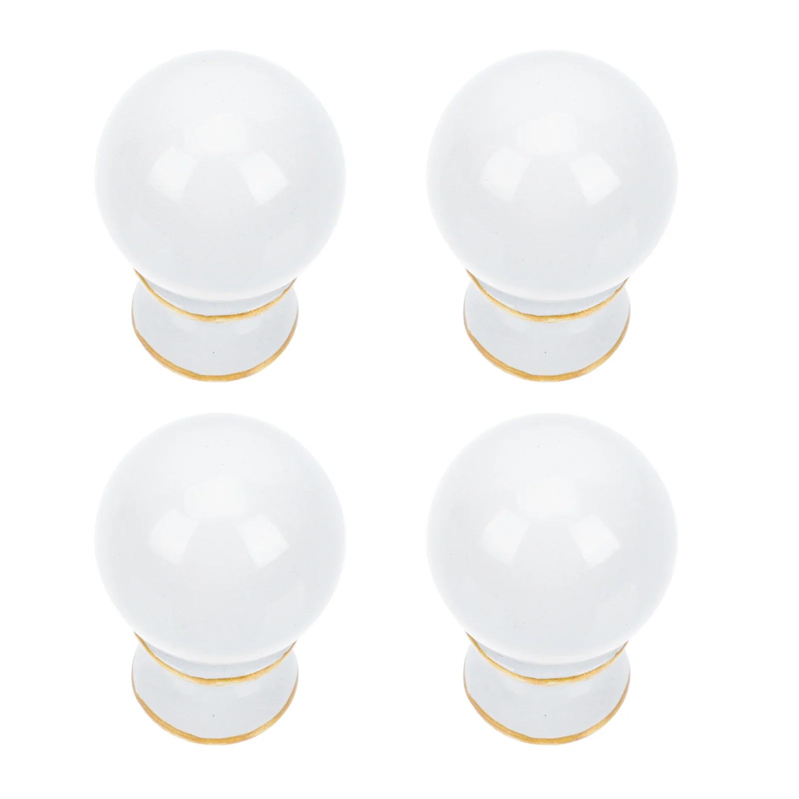 4Pcs Lamp Finial Retro Table Lamp Decoration Accessories for Floor Light Lampshade Holder Durable Decorative Knob