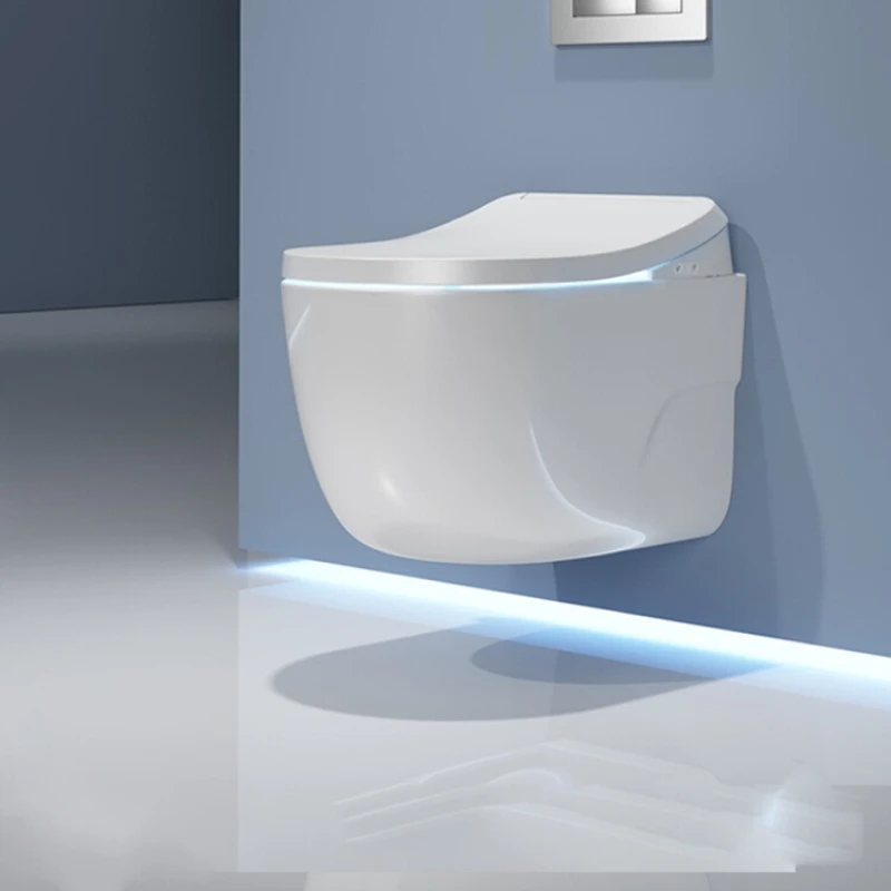 Wall-mounted toilet GU05 small apartment straight into the wall row suspended silent smart toilet