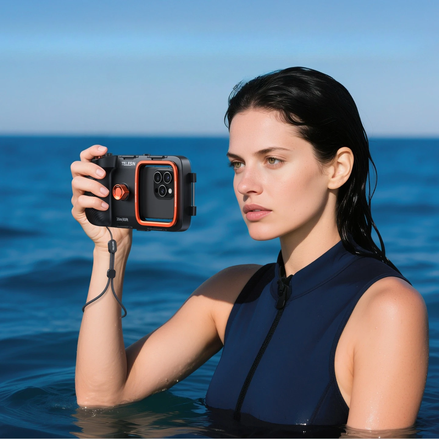 Bluetooth Control Diving Phone Housing 20m Underwater Waterproof Cover Outdoor Snorkeling Photography Shell