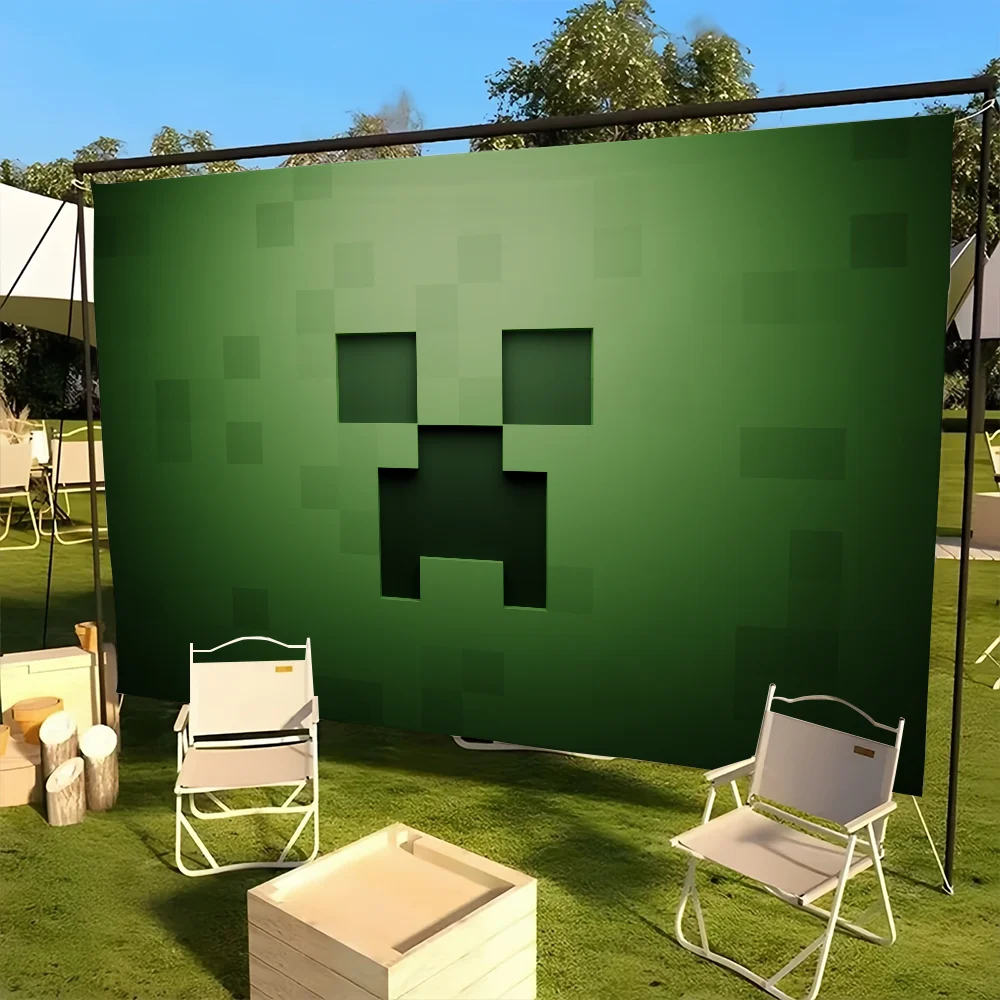 Game flag For Picnic Party Art Home M-Minecrafts Decoration Outdoor Camping Banner