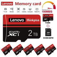 Lenovo thinkplus Micro Memory Card 128GB SD Card 2TB 1TB SD/TF Flash Card Class 10 A2 U3 Memory Card 256GB For Nintendo Switch