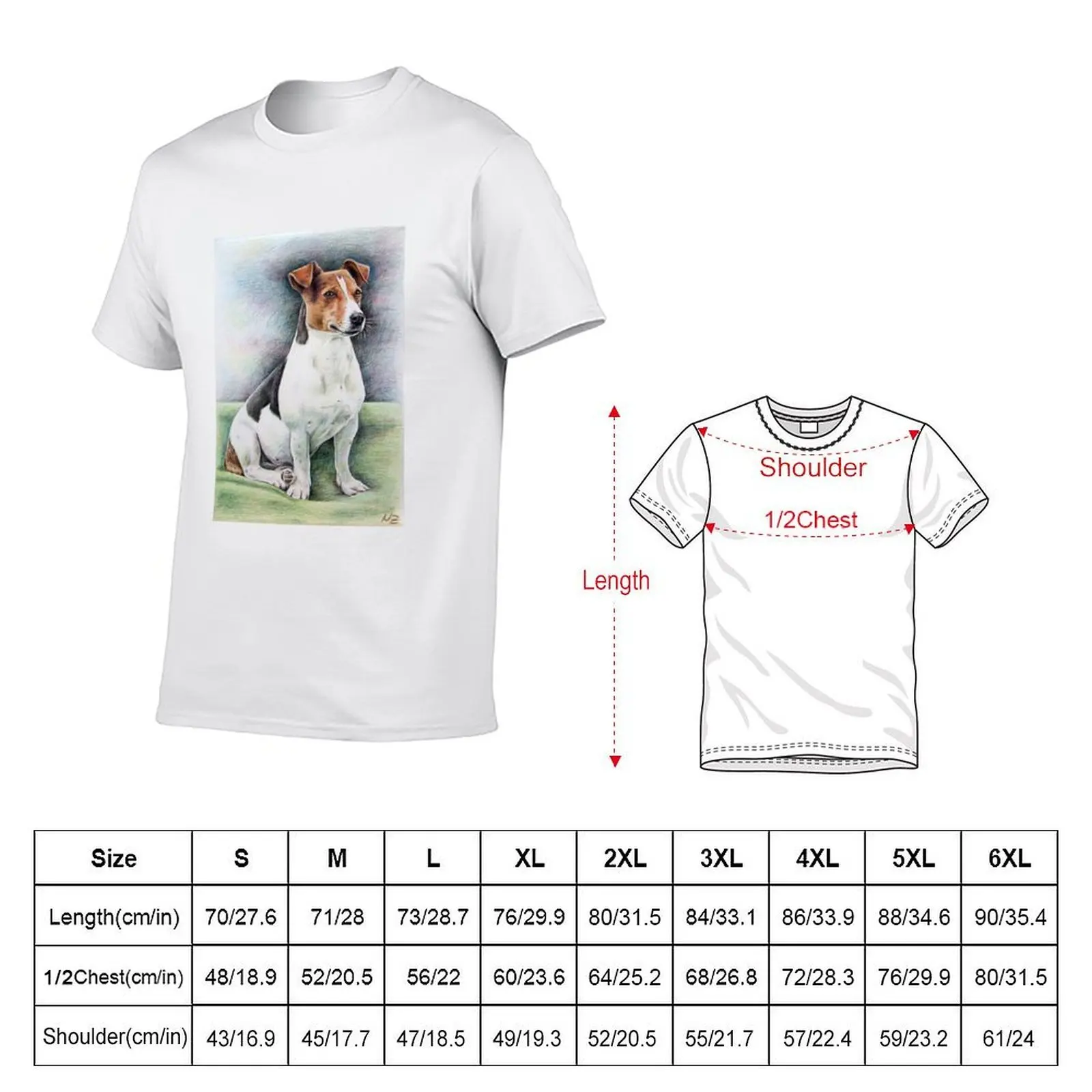 Jack Russell Terrier T-Shirt heavyweights shirts graphic men tshirt