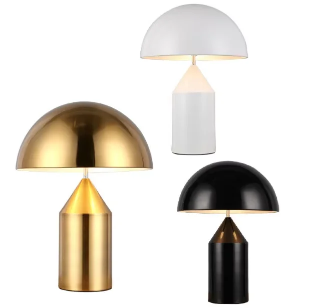 

Современная простая светодиодная настольная лампа, прикроватный зонтик с лепестками, металлический дизайн, спальня, отель