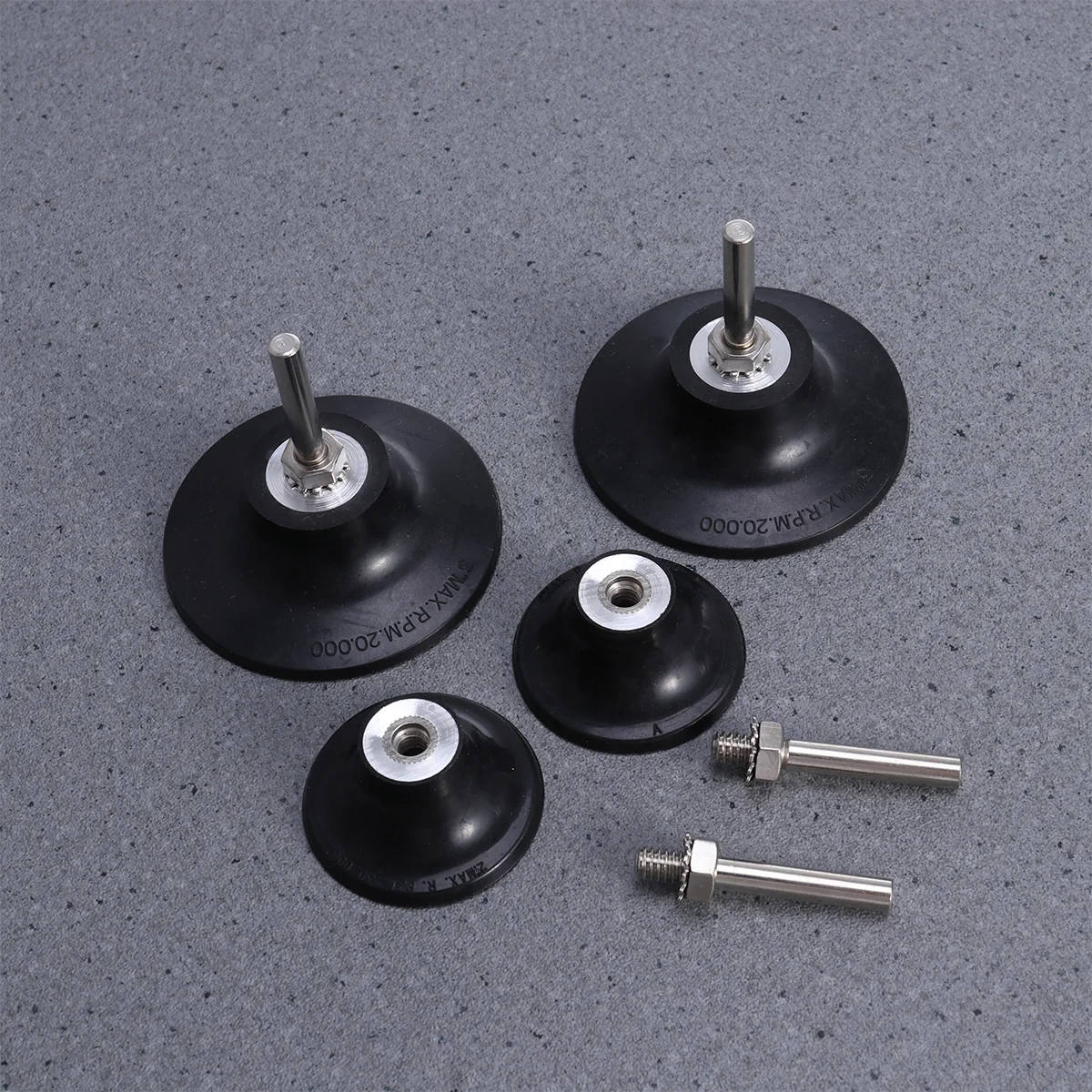 

1pcs Sanding Disc Pad Holder 5X5X4.5Cm Rubber 2-Inch Polishing Disc Holder For 1/4 Inch Shank Tool Accessory
