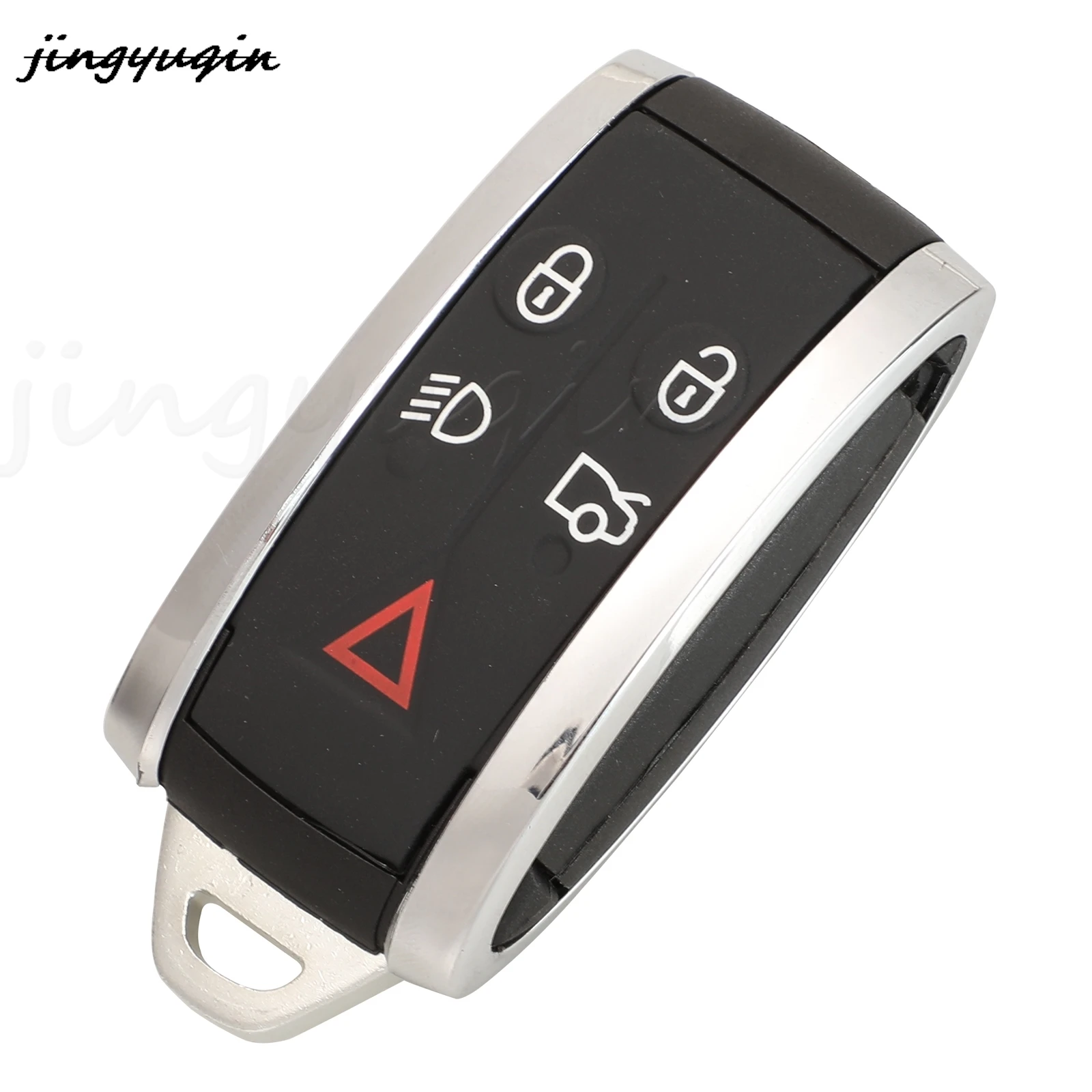 Jingyuqin 5 Bottoni Sostituzione Chiave A Distanza Dell'automobile Borsette Caso Fob Per Jaguar X XF XK XKR X-Type S-Type 2007-2011 Con Lama Uncut
