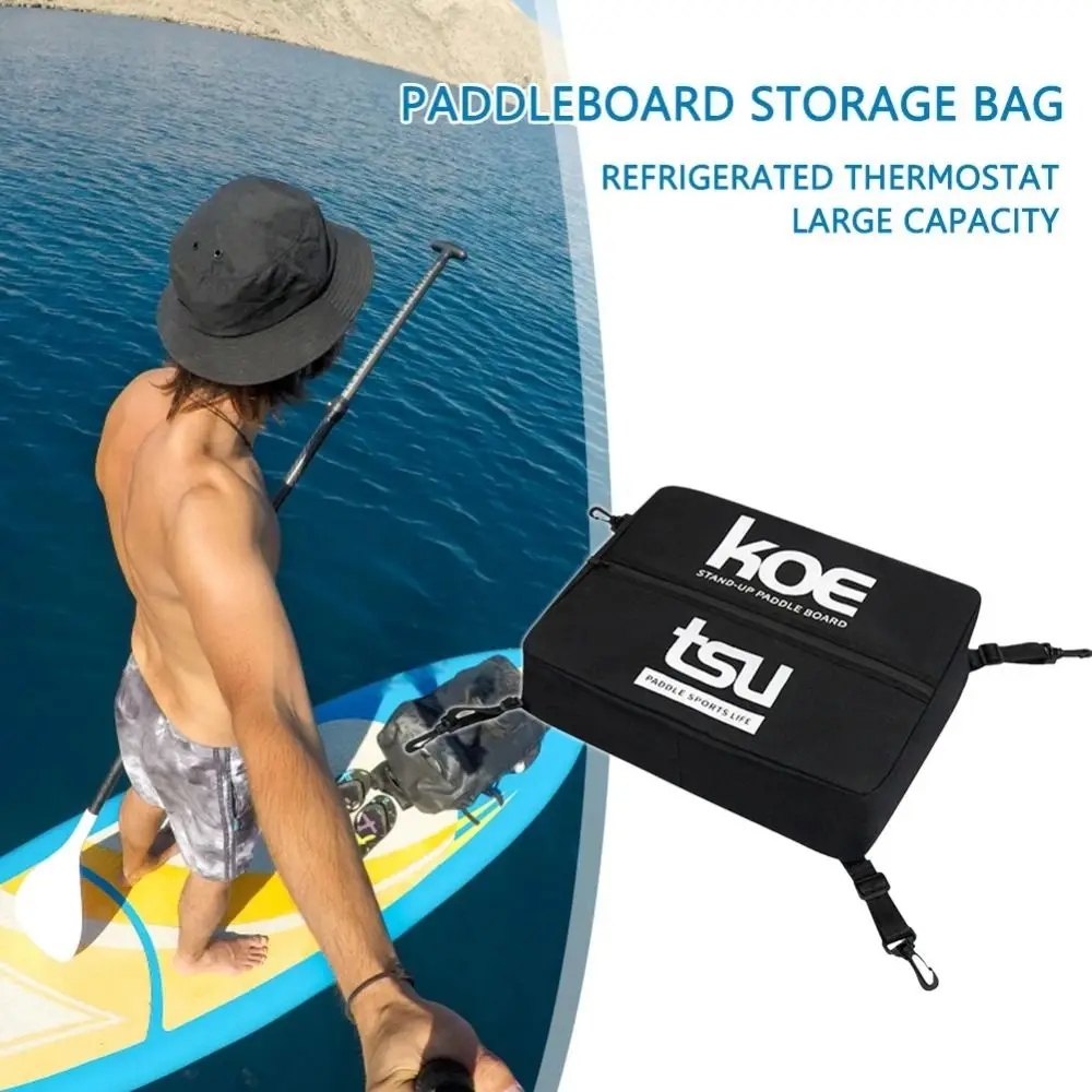 1/2pcs with Fixing Buckle Stand-up Paddle Board Bag SUP Deck Kayak Accessories Food Storage Bag Lightweight Portable Cooler Bag