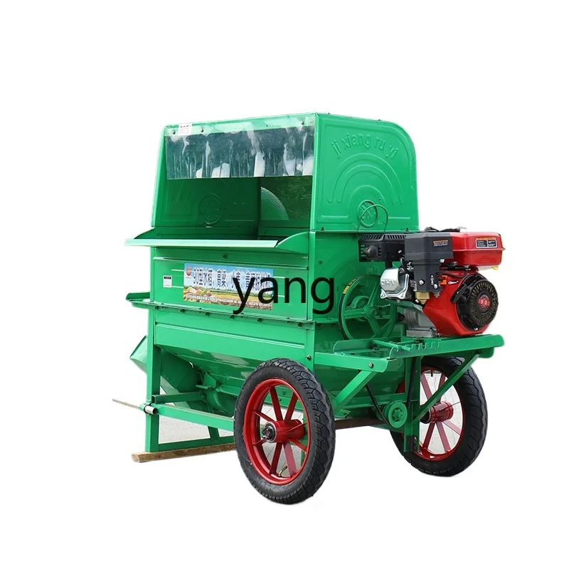 

LT new suction type wheat sorghum harvester household small highland barley threshing machine