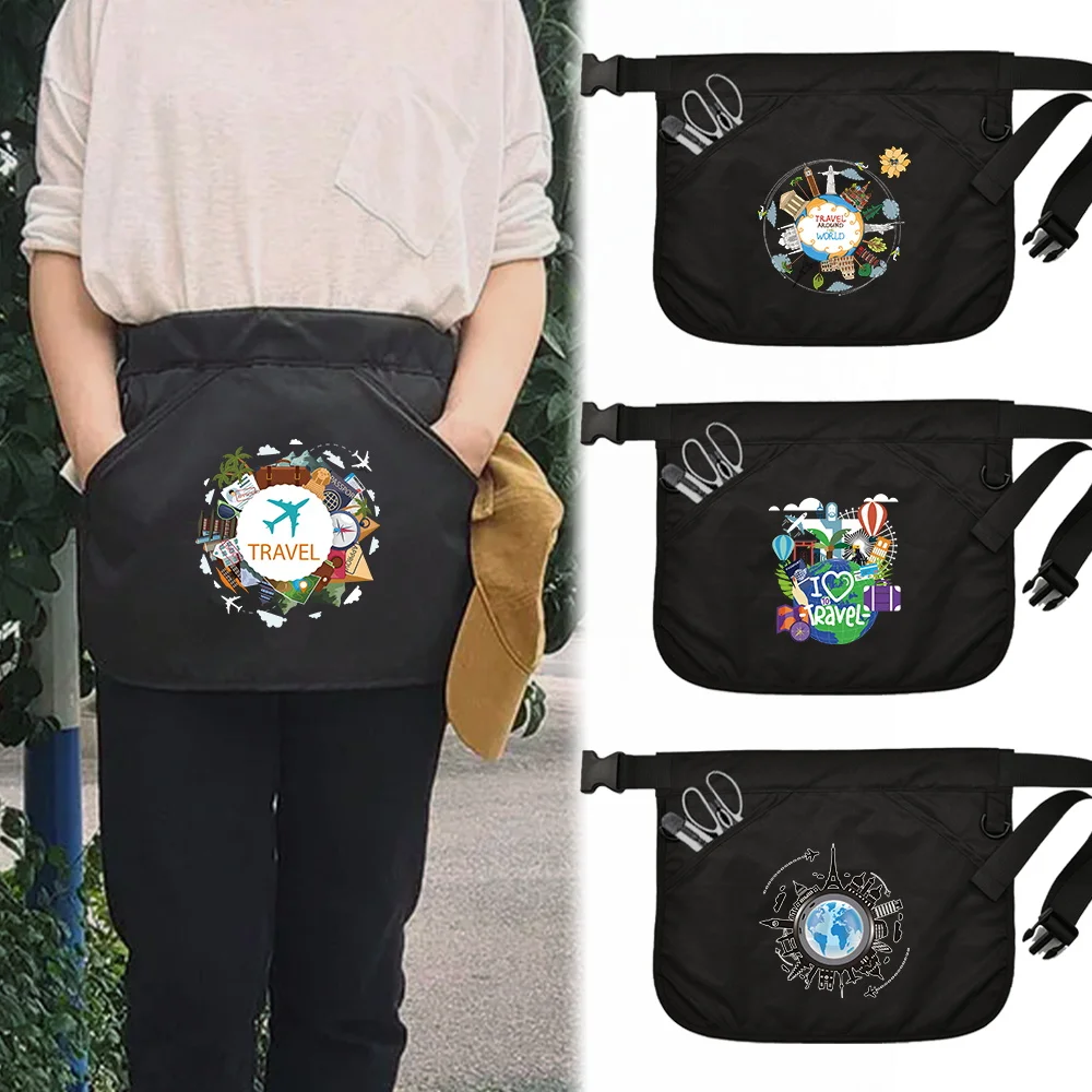 

Travel Waist Bag, Lightweight and Large Capacity Portable Storage Bag Easy To Store Tools Lightweight Storage Design Going Out
