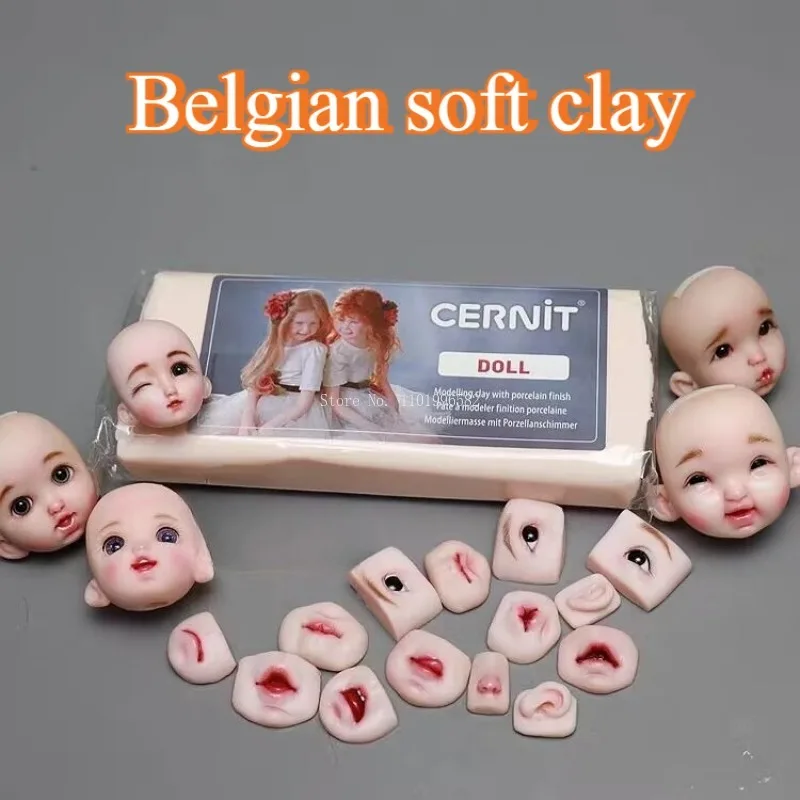 

500G Belgian Professional Clay Doll Skin Soft Clay Ob11 Baby Head Homemade Animation Face Sculpture Mud Figure Modeling Material