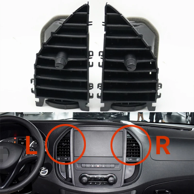 Front A/C Conditioner Vent Air Outlet Conditioning Vents Grille  Panel For Mercedes Benz Vito 2017 2018 2019 2020 2021