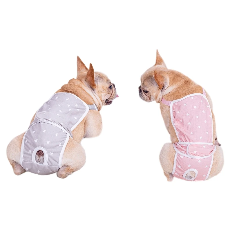 Adjustable Girl Dog Diapers Period Suspender Pants Small Dog Physiological Pants