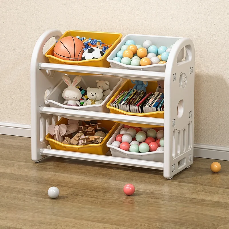 Household Baby Toy Large Capacity Storage Cabinet Multi functional Classification Organization Storage Box Bookshelf Cabinet