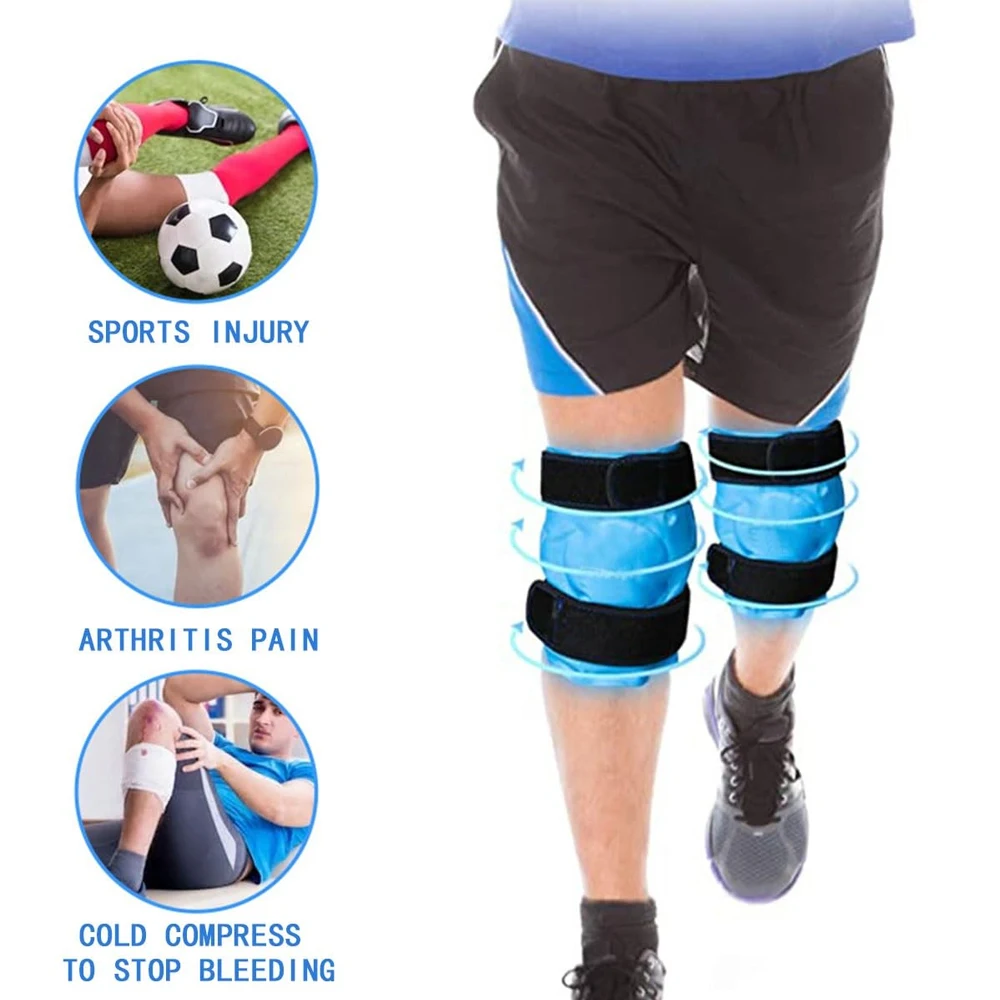 Rodillera con gel frío reutilizable para recuperación deportiva - imagen 2