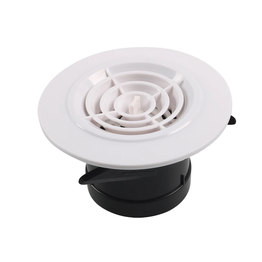 Adjustable Air Ventilation Cover Air Vent Car Heater Air Outlet Directional Rotatable for Kitchen Bathroom Ducting Ceiling Wall