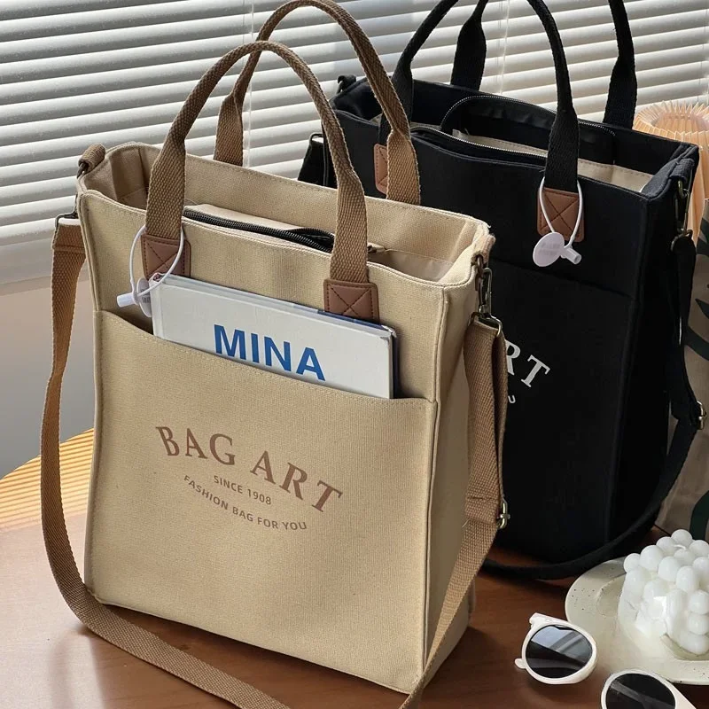 Small Tote Bags for Women Canvas Bag for Student Bento Shoulder Bags for Women Carrying Crossbody Bag for Women Mother Kids Bag