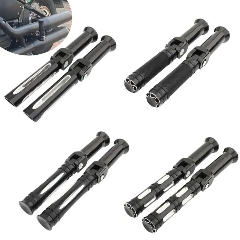 

For Harley Softail 2018 19-2020 Motorcycle Foot Pegs Passenger Footrests w/ Support Kits CNC Sport Glide FLSB Fat Boy Street Bob