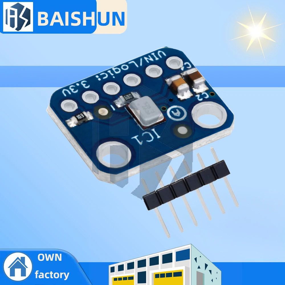 SPH0645 I2S MEMS マイクブレークアウトセンサーボードモジュール SPH0645LM4H マイクモジュール 1.6-3.6V Arduino Raspberry Pi 用