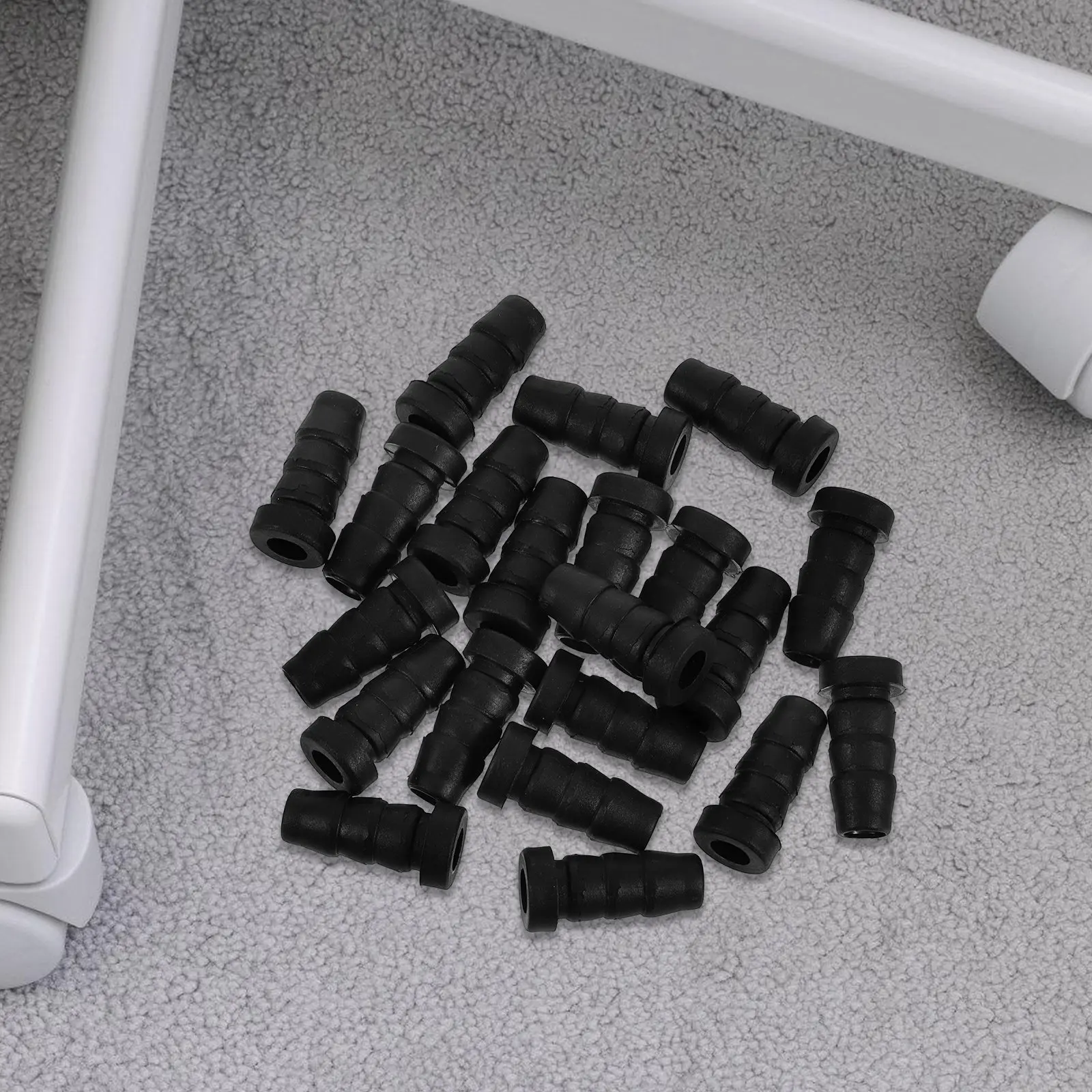 20Pcs Chair Caster Socket Protective Covers Office Chair Wheel Inserts Furniture Leg Replacement Floor Protection Sleeve