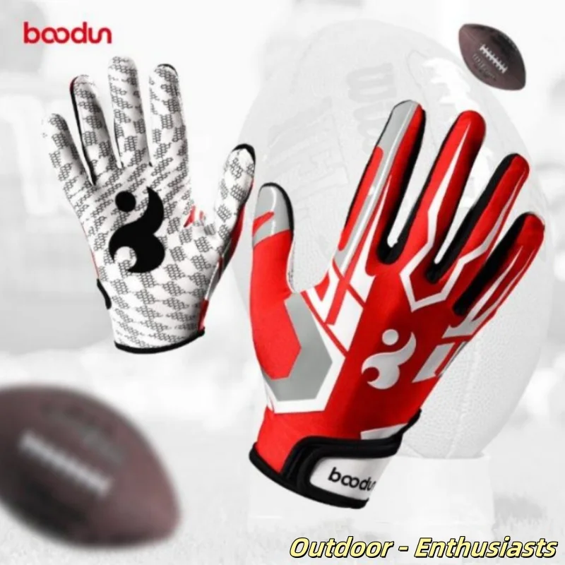 New Baseball Gloves Full Finger Cycling Gloves Anti Slip Gel Rugby Football Gloves Outdoor Sport Gloves