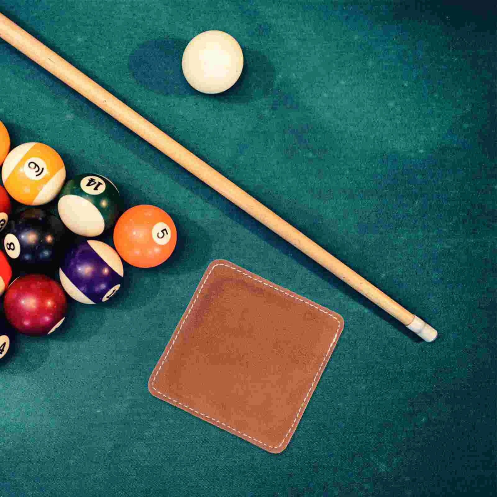 Wipe The Soft Club Rough on Surface (brown) Pool Cue Cleaning Towels Stick Snooker Billiard Cleaner (rough Surface)