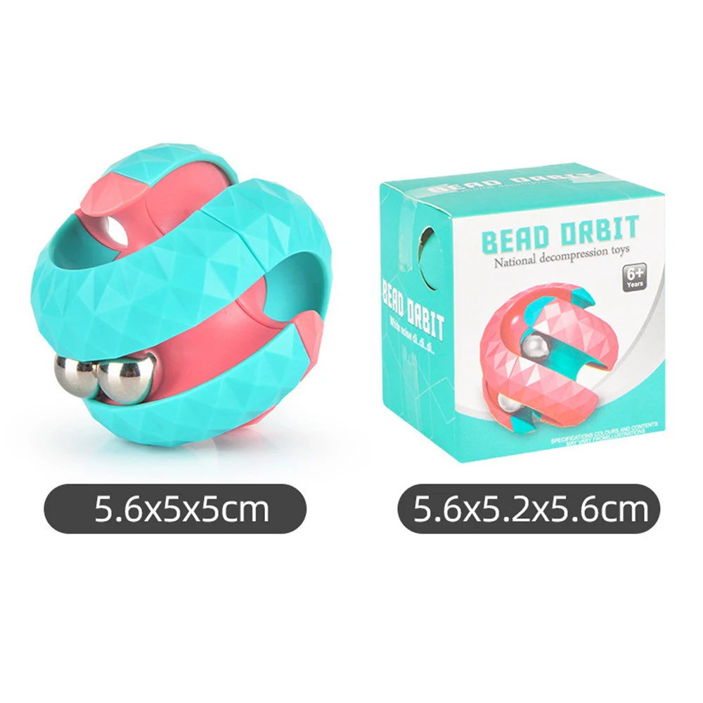 Brinquedo de bola de órbita, brinquedo giratório superior de cubos de inquietação, como presentes de alívio do estresse e brinquedos criativos de descompressão, jogos de quebra-cabeça para crianças