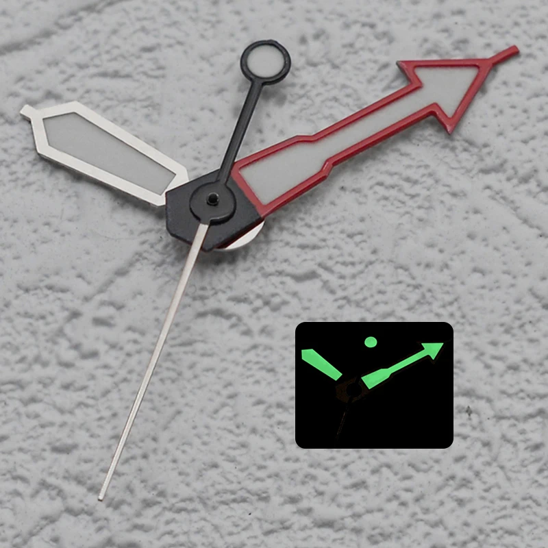 

NH35 NH36 Hands SKX007 SRPD Green Luminous Hands for Watches with NH35, NH36, 4R35, and 7S26 Movements