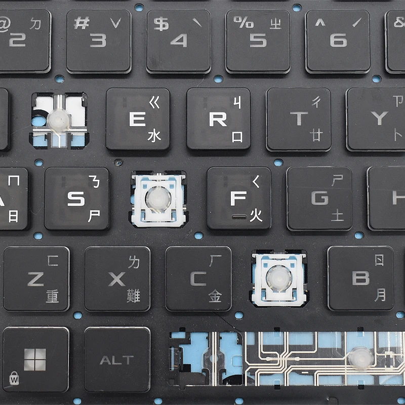 교체용 키캡 세부