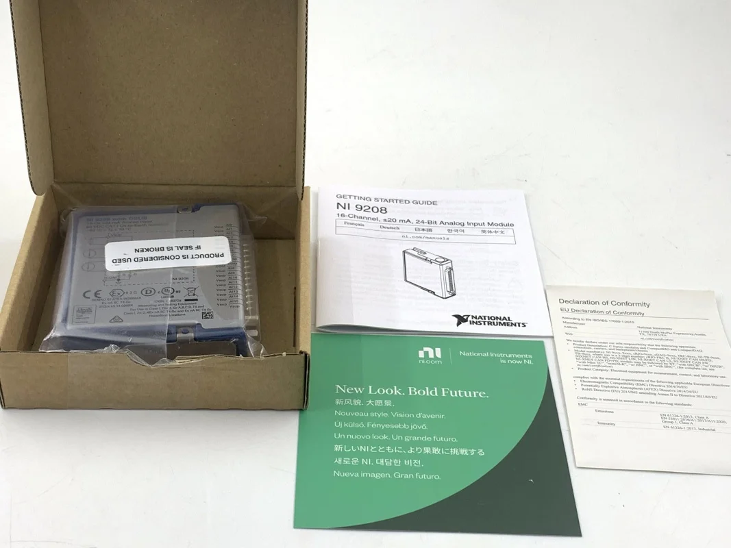 

New NI-9208DSUB 16 channel current input module 780968-01 original