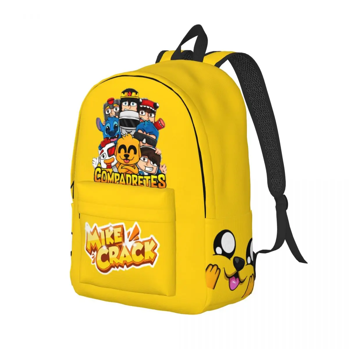 Mikecracks Face Backpack for Preschool Kindergarten School Student Cartoon Game Bookbag Boy Girl Kids Daypack Sports