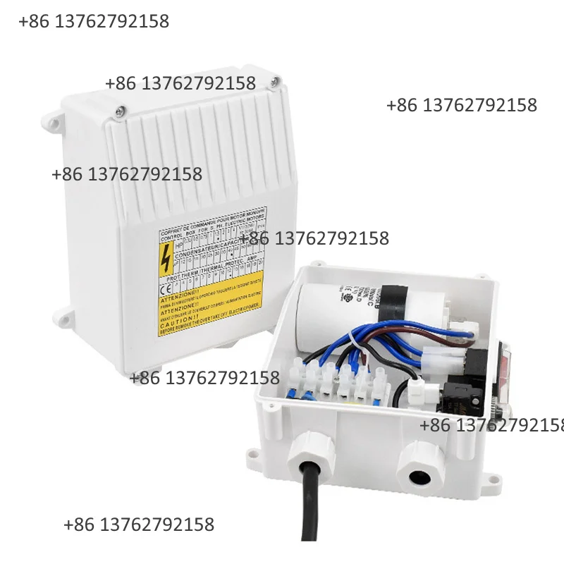 220V Deep Well Submersible Pump Control Box External Capacitor Switch Box Special Installation Pump Controller Case view 2