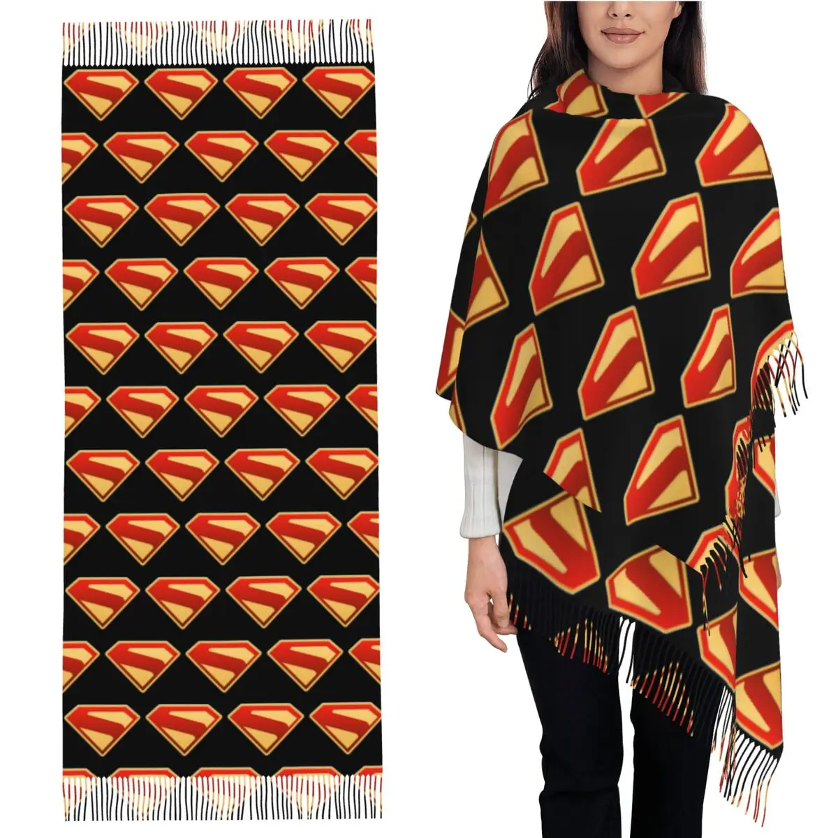 

Шарф Legacy, шарфы с кисточками для женщин, мягкие теплые шали и накидки, большая осенне-зимняя шаль