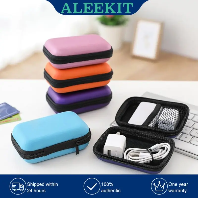 Sundries Travel Storage Bag Charging Case For Earphone Package Zipper Bag Portable Travel Cable Organizer Electronics Storage