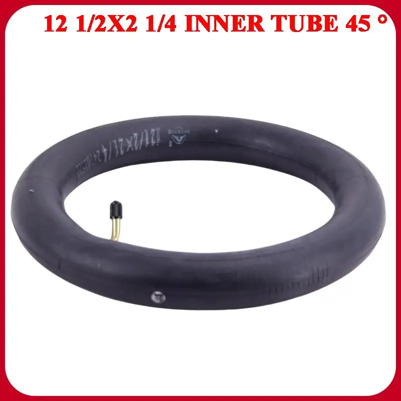 12 1/2x2 1/4 inner tube 45 °, wear-resistant thickened, 45 degree bent valve scooter inner tube replacement part