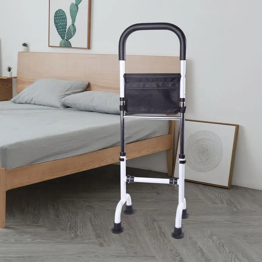 

Опора-поручень для пожилых людей, регулируемая, для кровати, дивана, стула, туалета, с нескользящим основанием, легко устанавливается, стационарная.