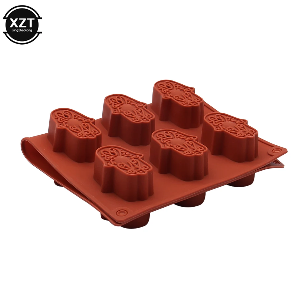 Mold Silicone 12 Holes Mini Lotus in The Palm Soap DIY Soap Making Handwork Mascot Candle Resin Mold Clay Mold Chocolate  Mold