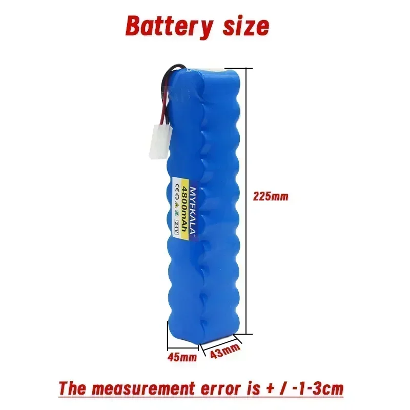 20259800mAh for Rowenta 24V NiMH Battery Pack CD Vacuum Cleaner Besen Air Force Extreme RH8770 RH8771WS RH877501 RH8779 RH877901