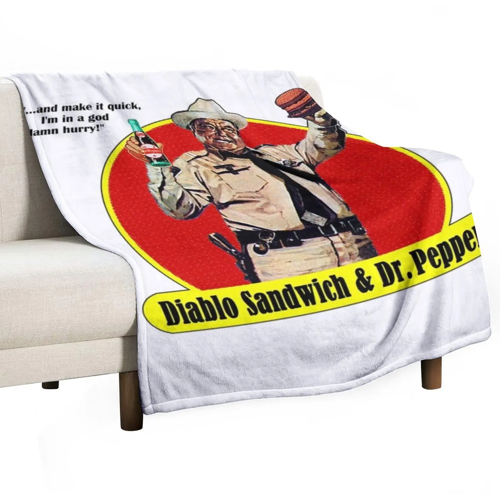 

Smokey And The Bandit T-ShirtDIABLO SANDWICH & DR. PEPPER Throw Blanket Thins Luxury Tourist Soft Plush Plaid Blankets